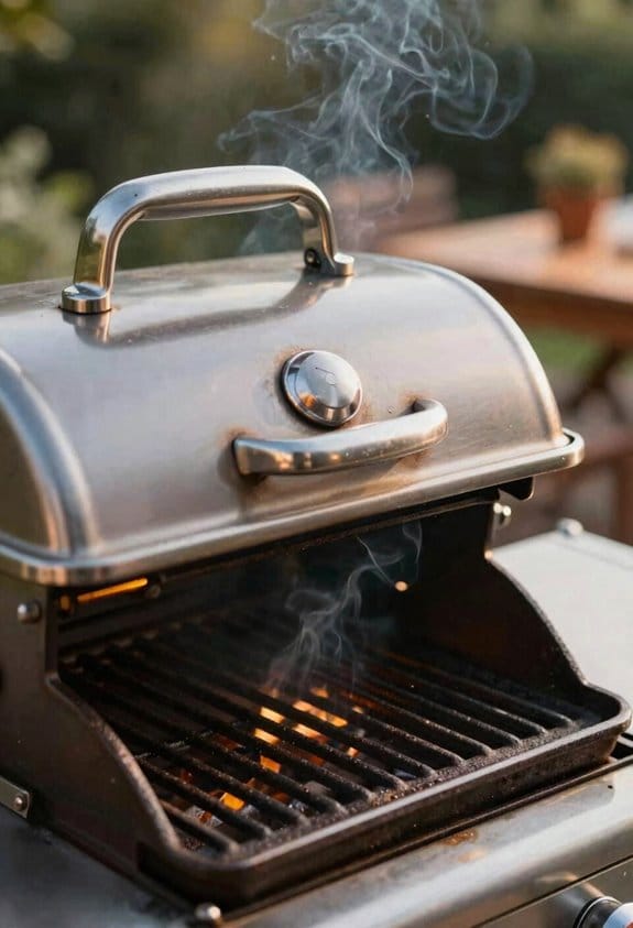 always open grill lid first