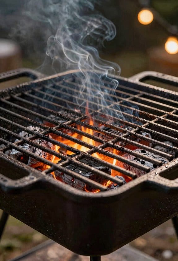 clean grates before grilling
