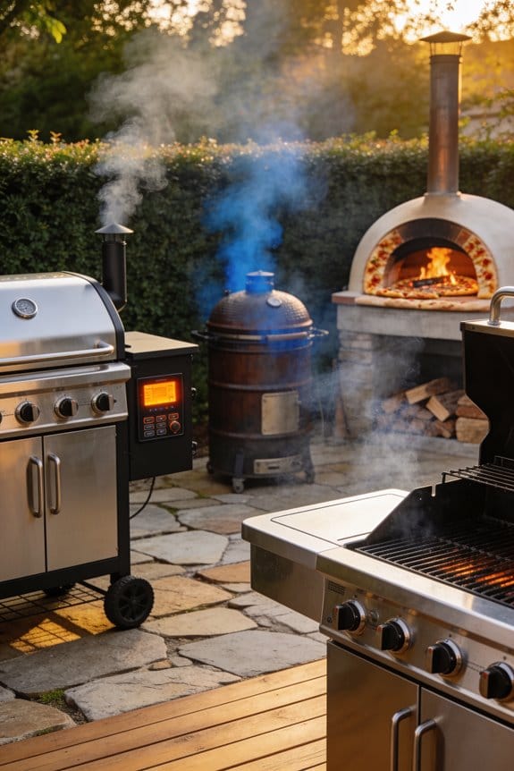clean smoker grates and firebox
