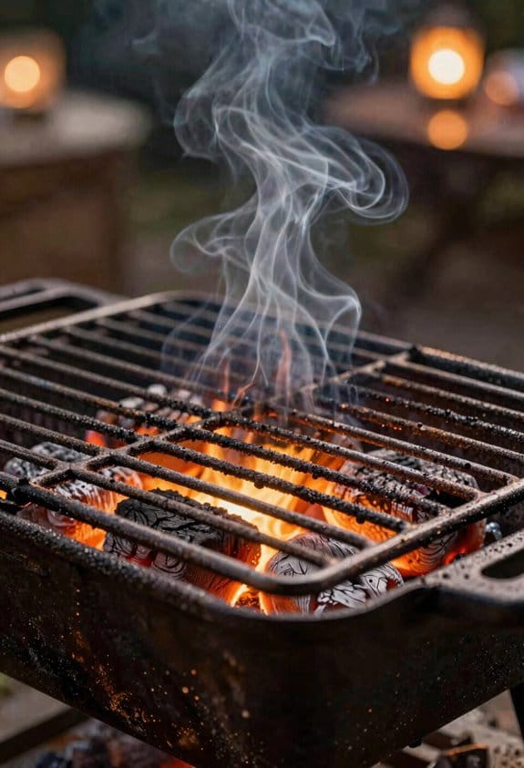 grill zone safety keep distance