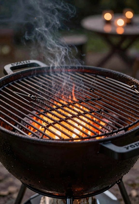 high heat pellet grill searing
