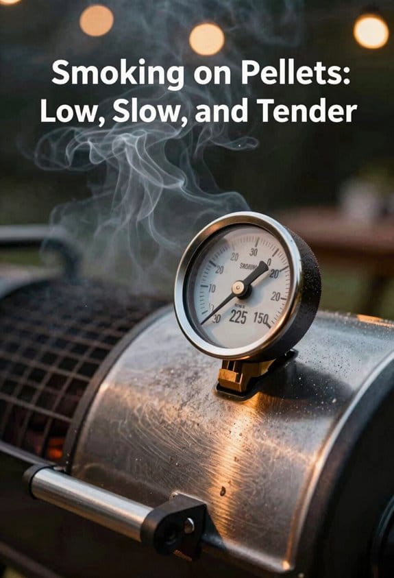 low and slow pellet smoking