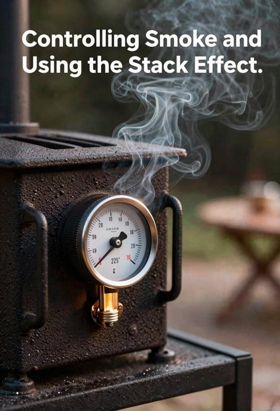 manage smoke with stack effect