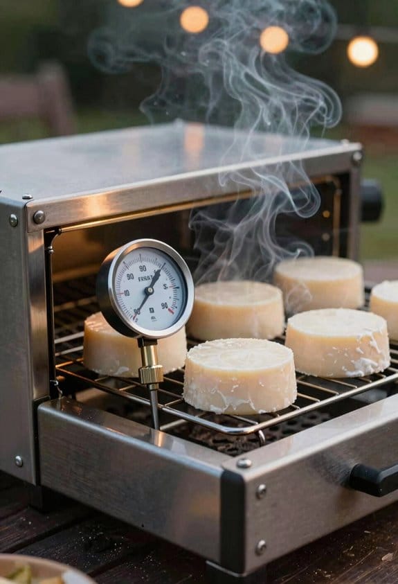 monitor cheese every thirty minutes
