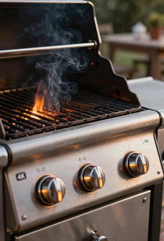 monitor grill manage grease