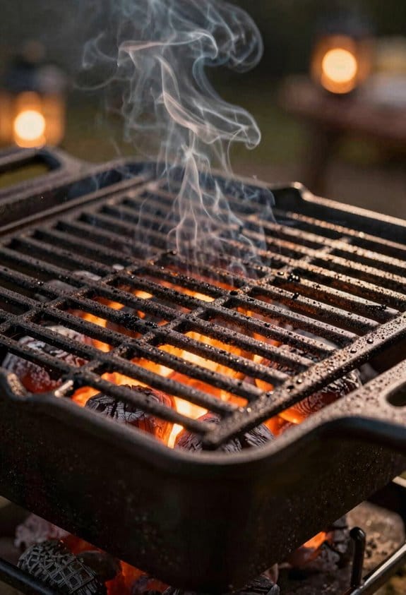 neglected post use grill maintenance