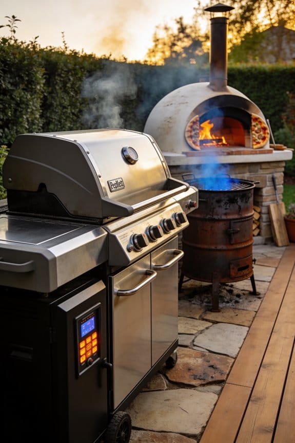 outdoor wood fired pizza trend