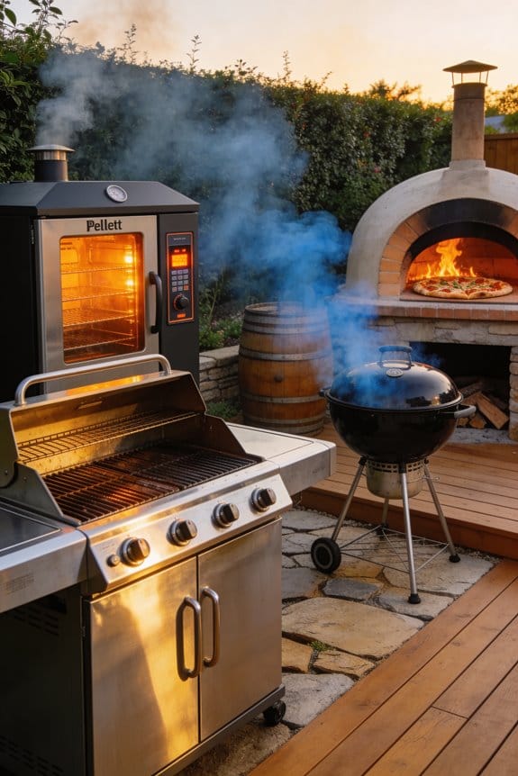 versatile fuel powered outdoor cooking