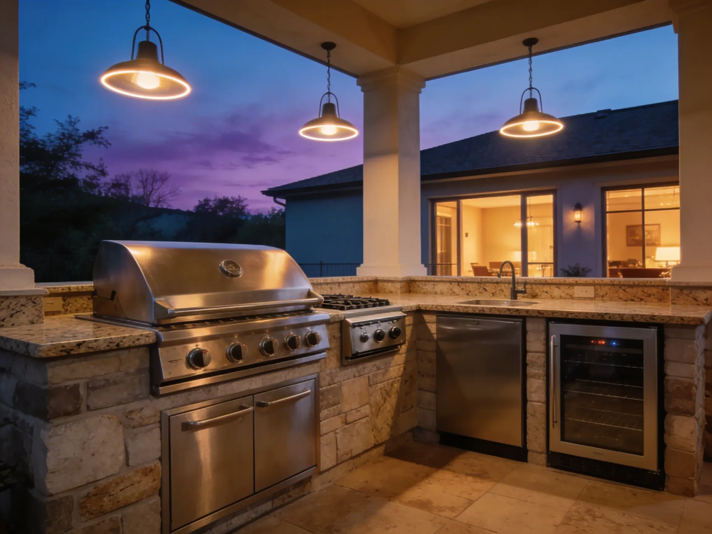 Outdoor Kitchen Setup